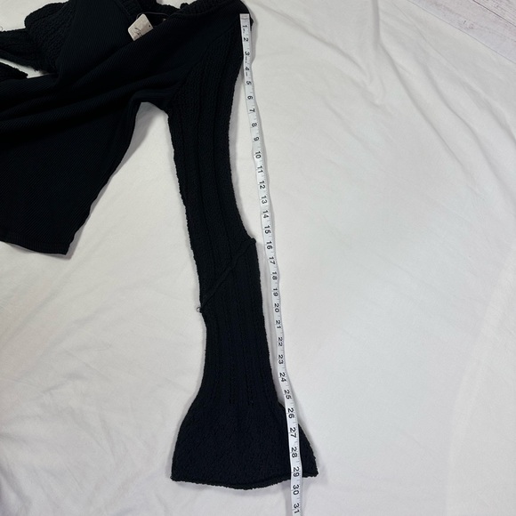 NWT Free People Cuffing Season Black Top Size XL - Picture 8 of 8